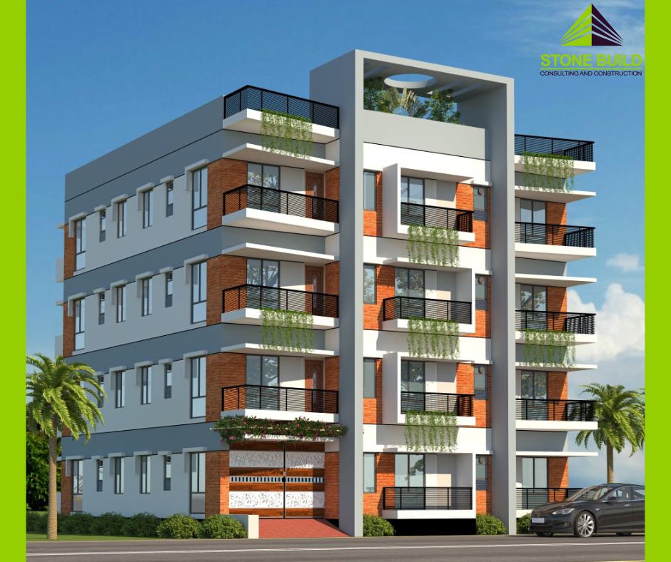 ৪ তলা আবাসিক ভবন।