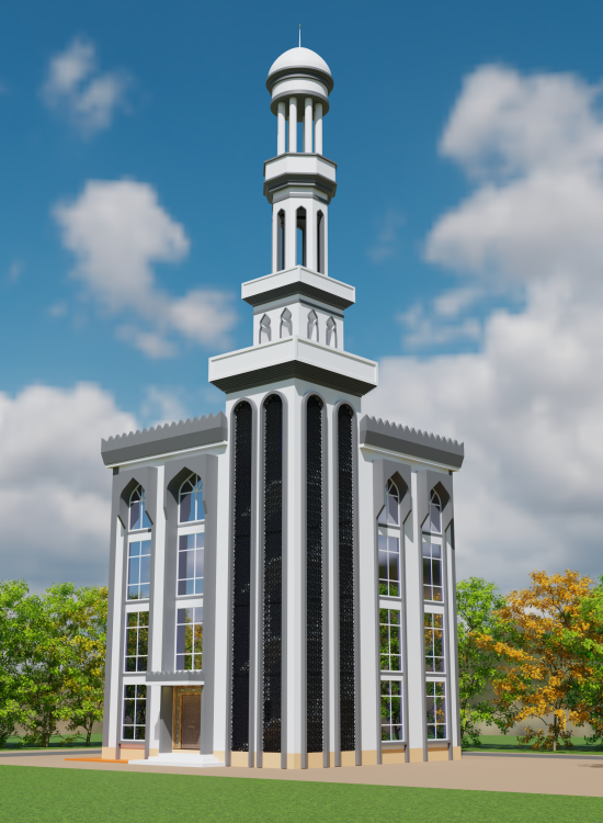 Beutha Mosque Right view